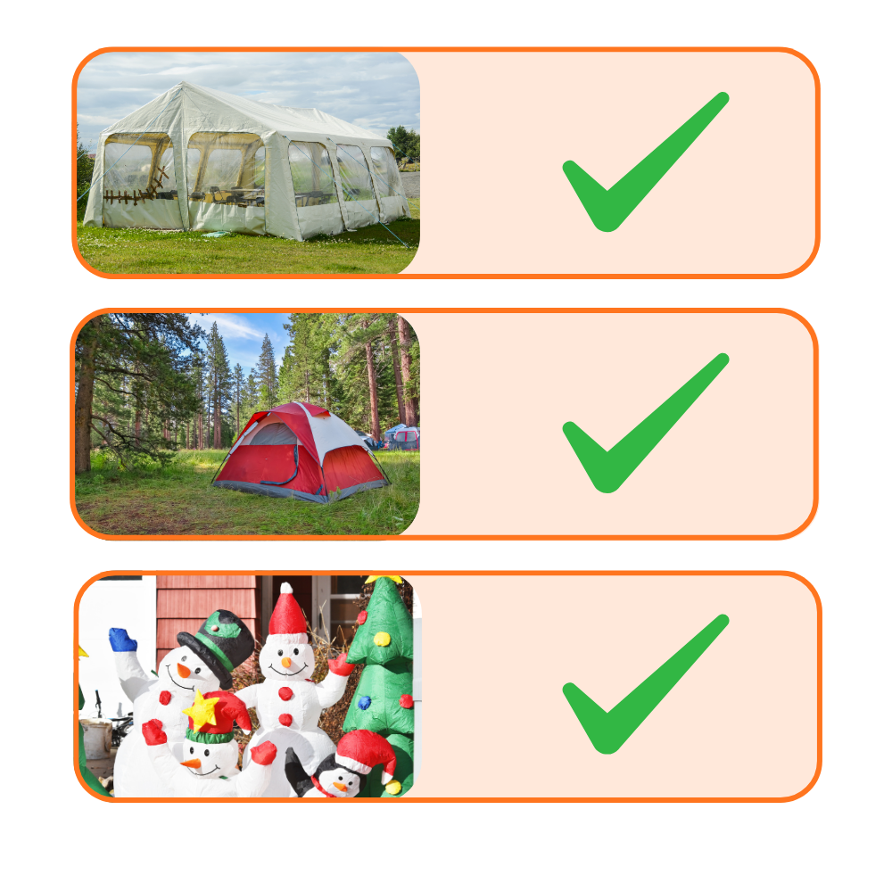 Heavy-Duty Tent Stakes (6)