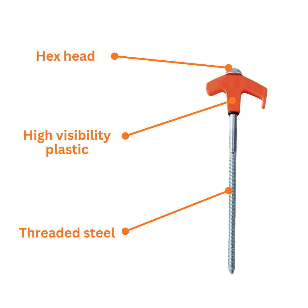 Heavy-Duty Tent Stakes (6)