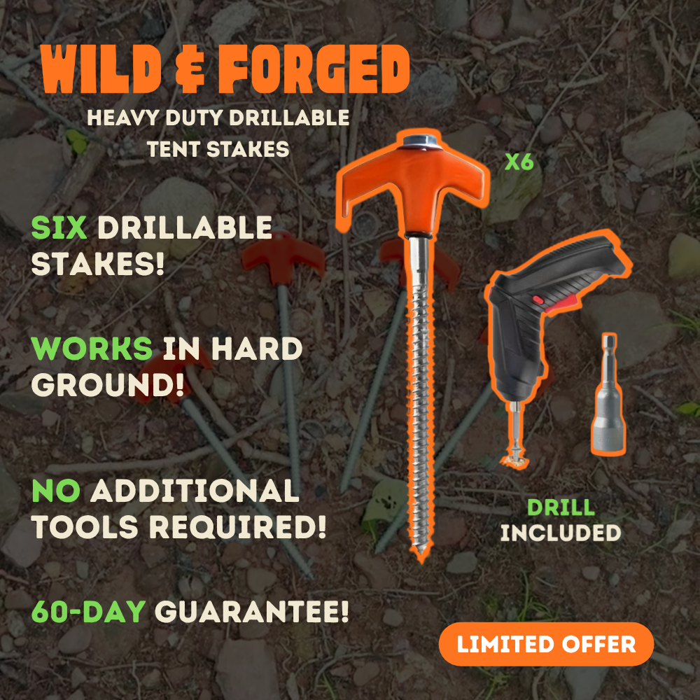 Heavy-Duty Tent Stakes (6)