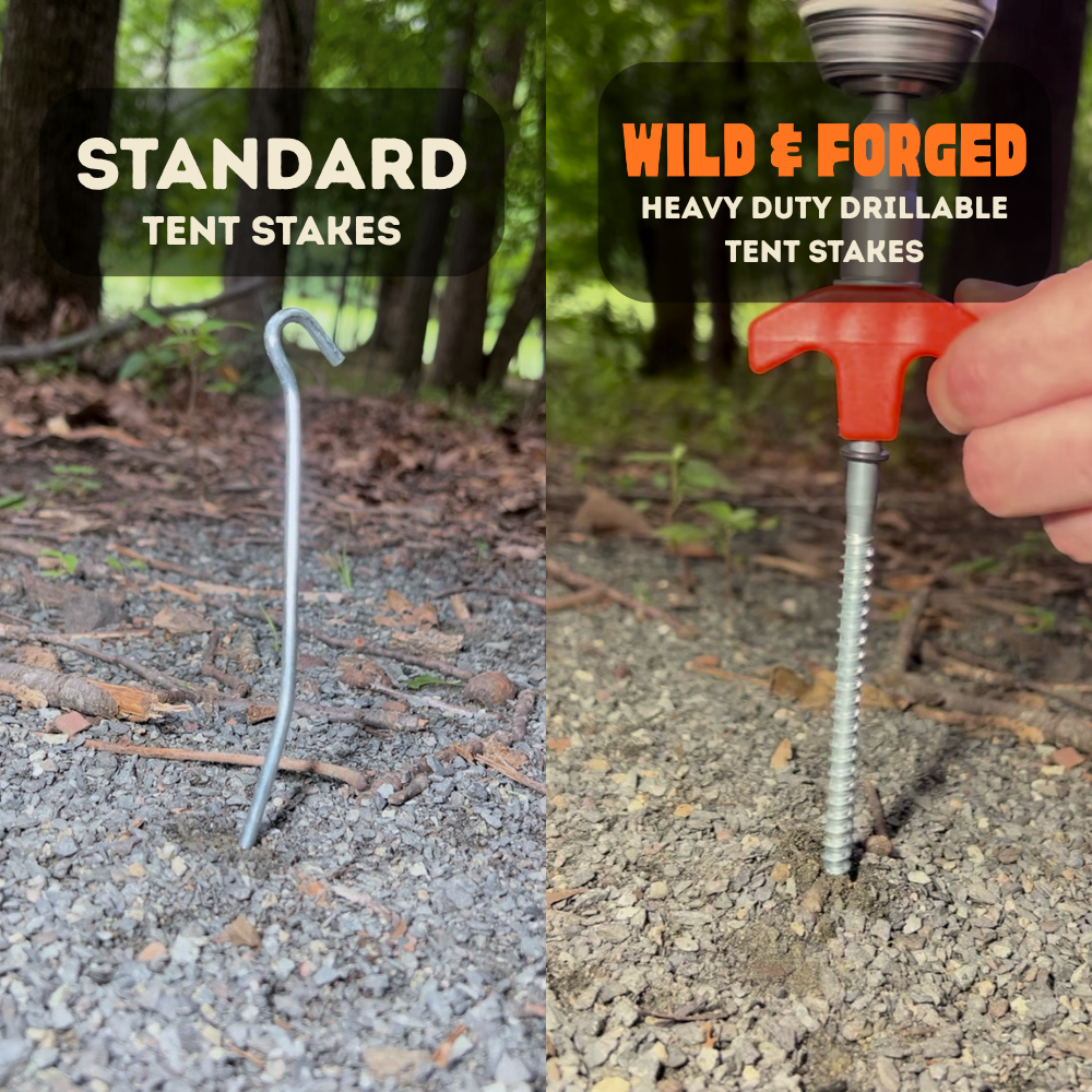 Heavy-Duty Tent Stakes (6)